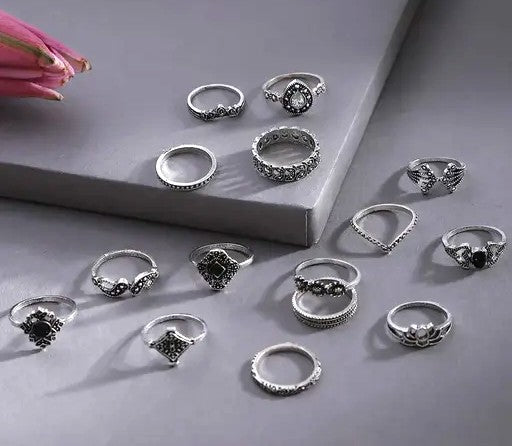 Best Silver Plated Rings Combo