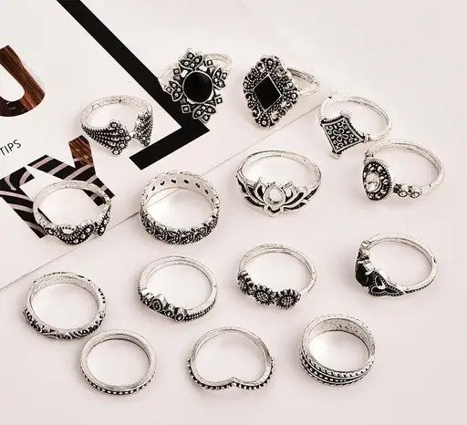 Best Silver Plated Rings Combo