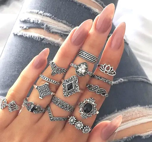 Best Silver Plated Rings Combo