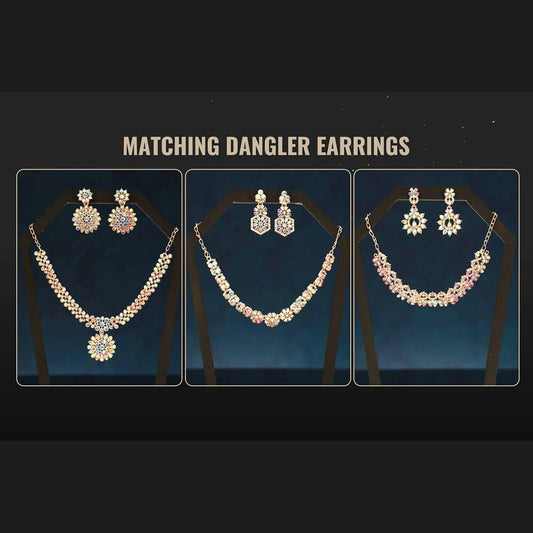 Austrian Diamond Jewellery Set(Set of 3)