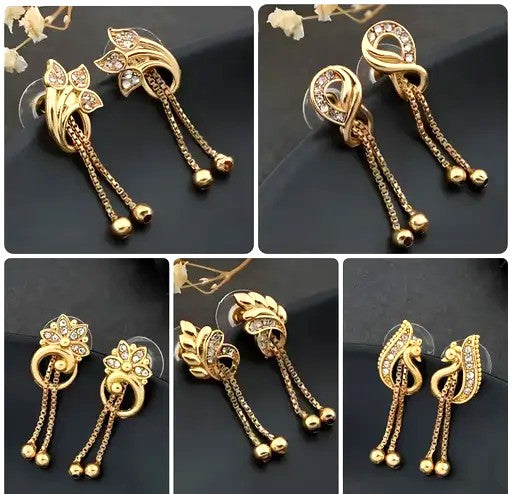 Latest Designed Earrings (set of 5)